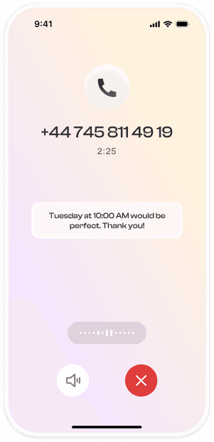 Dropcall AI Voicemail answering a live call